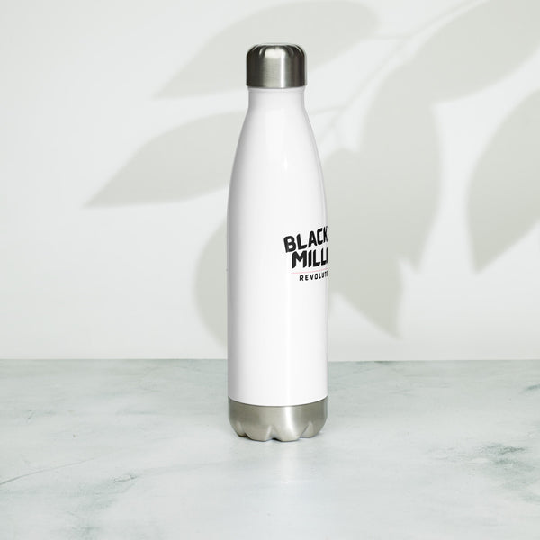 Black Woman Millionaire 17 oz Stainless Steel Water Bottle